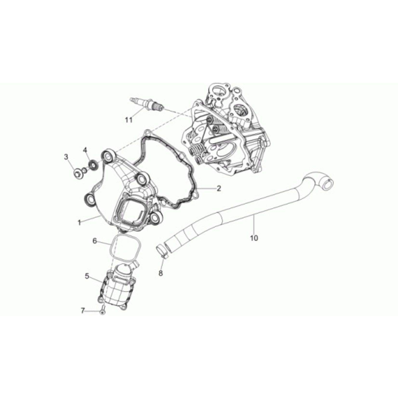 Parts Hose, Crankcase to Air Box (200-300cc)