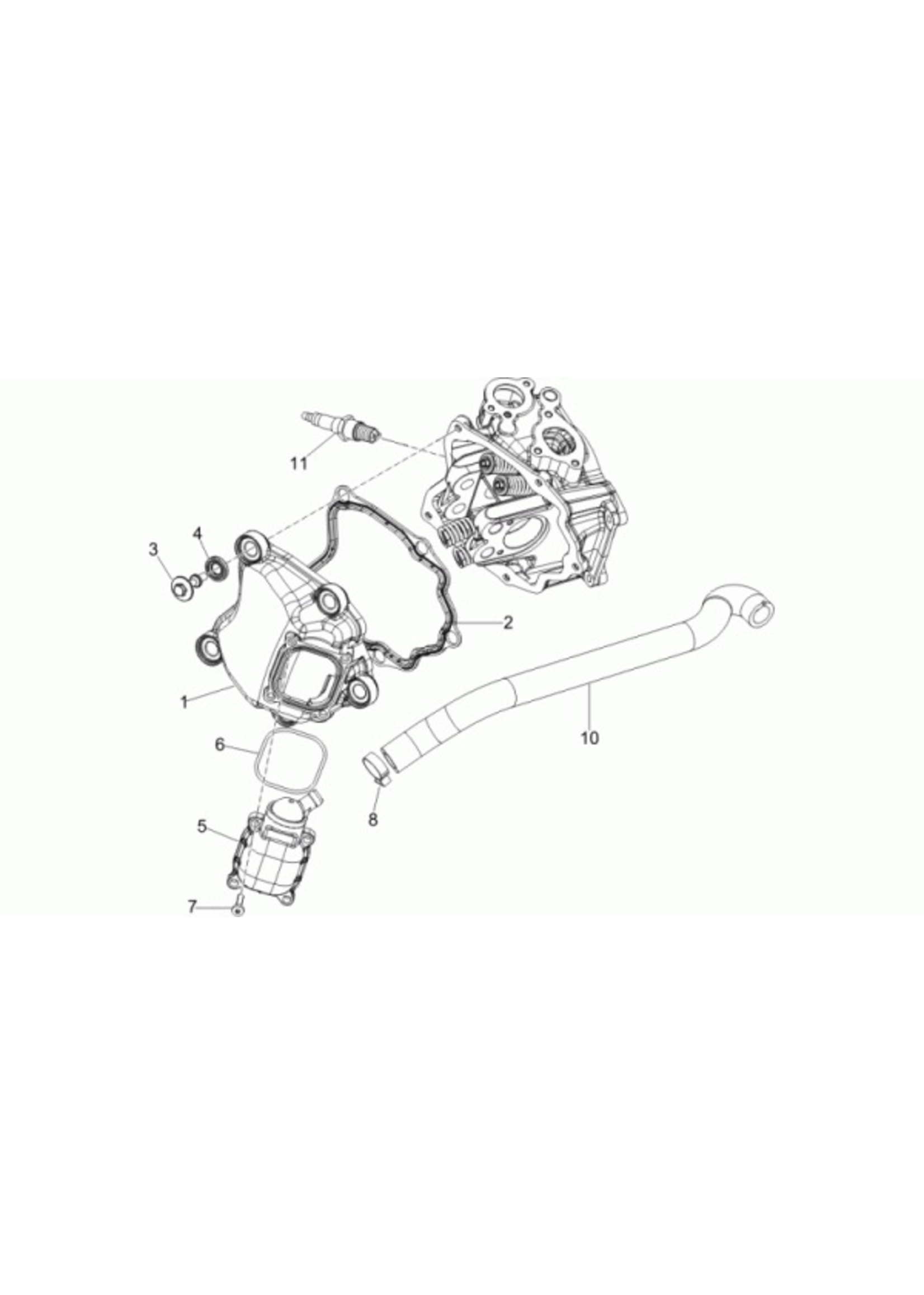 Parts Hose, Crankcase to Air Box (200-300cc)