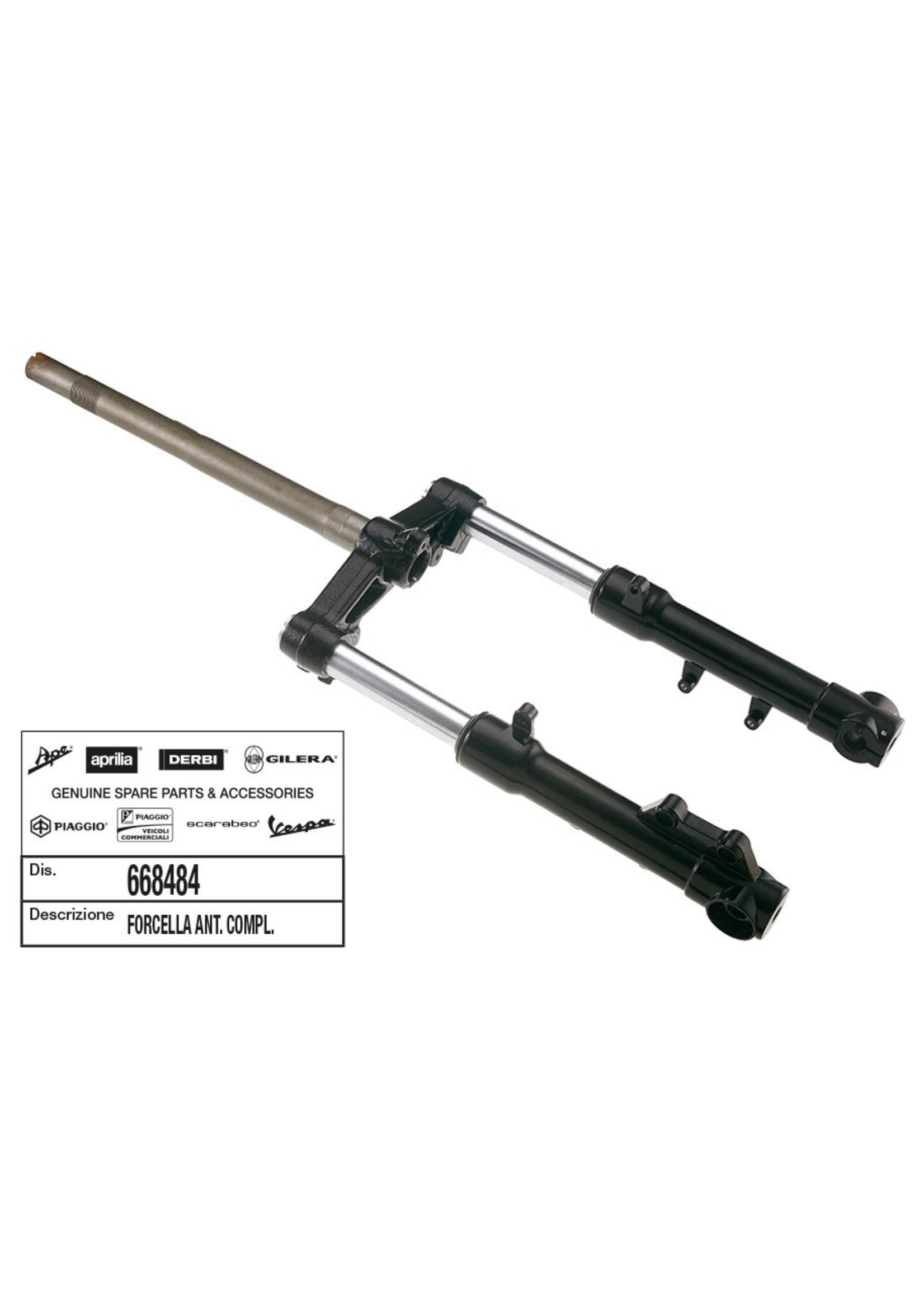 Parts Steering Column, Piaggio Typhoon 2012>