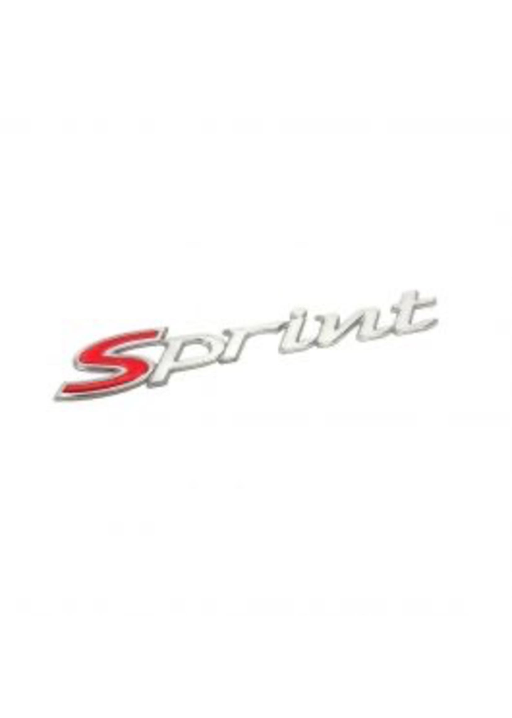 Parts Emblem, “Sprint” Rear Cowel (W1G)