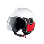 Apparel Helmet, Vespa VJ White/Red