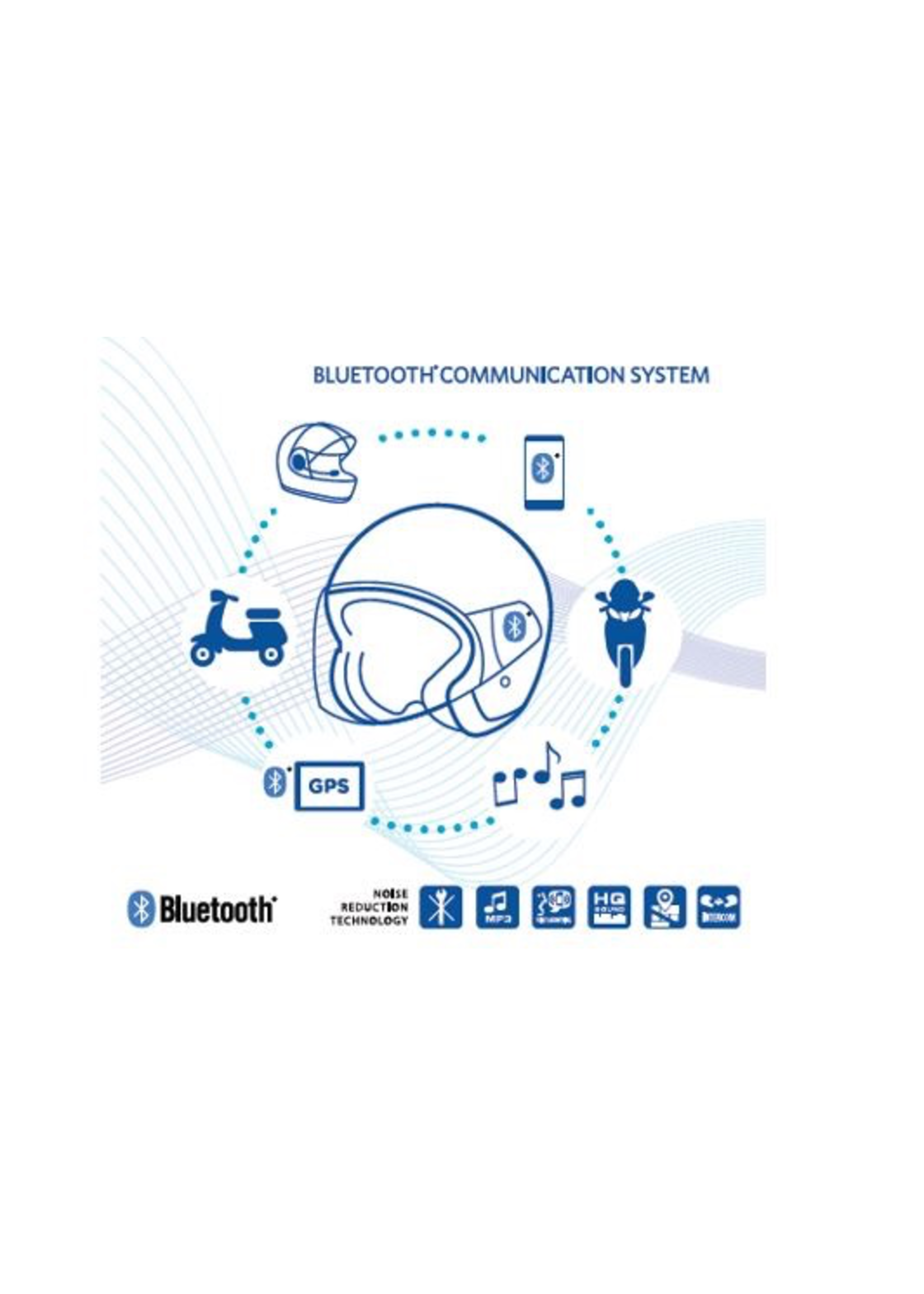 Accessories Bluetooth Communication System, Vespa OEM