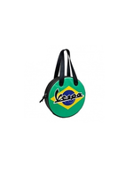Lifestyle Shoulder Bag, Brazil Flag Wheel Shape