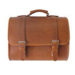 Accessories Top Case, Vespa Leather Bag Brown