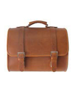 Accessories Top Case, Vespa Leather Bag Brown