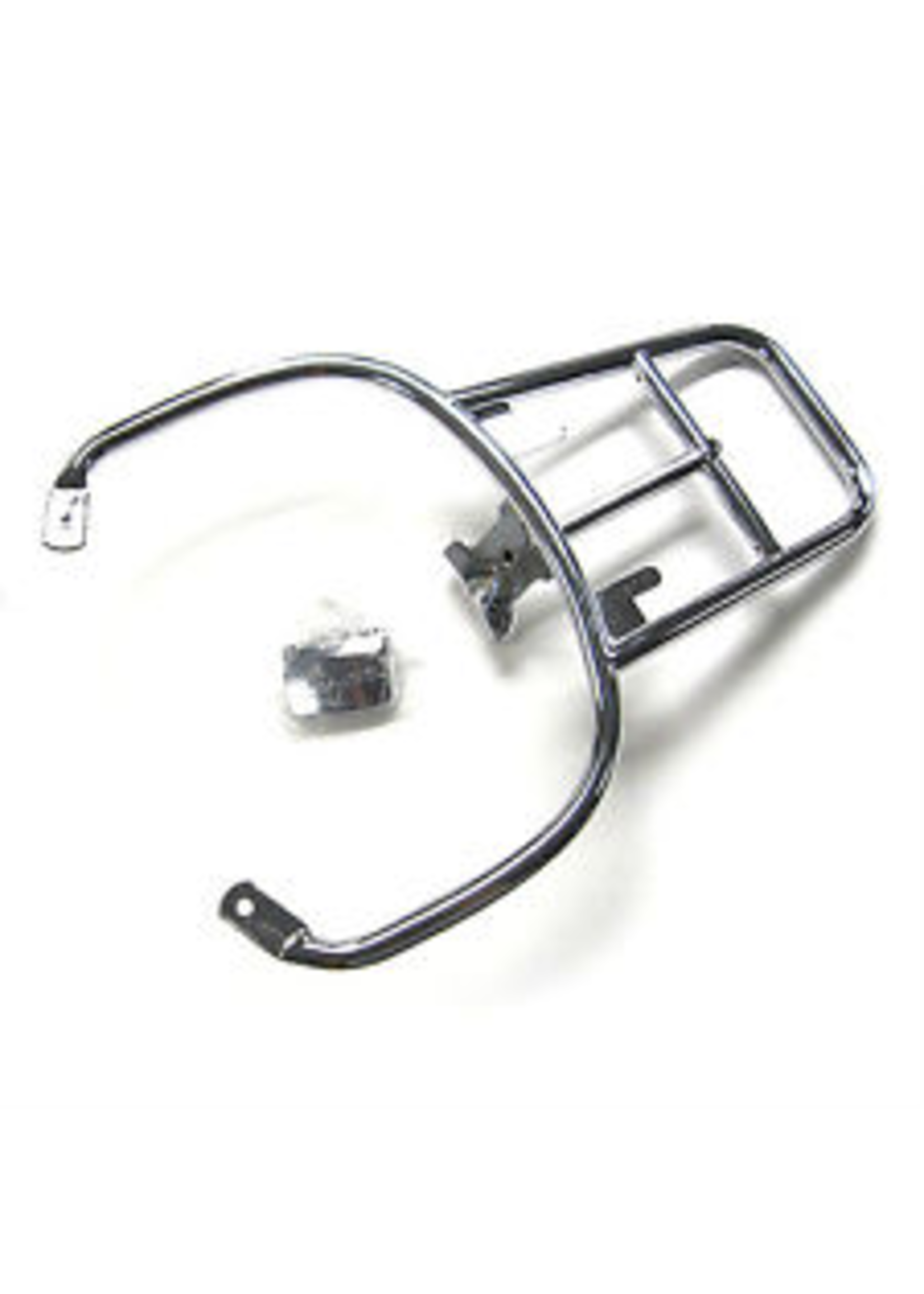 Accessories Rack, Vespa LX/S Rear Chrome Top Case Carrier