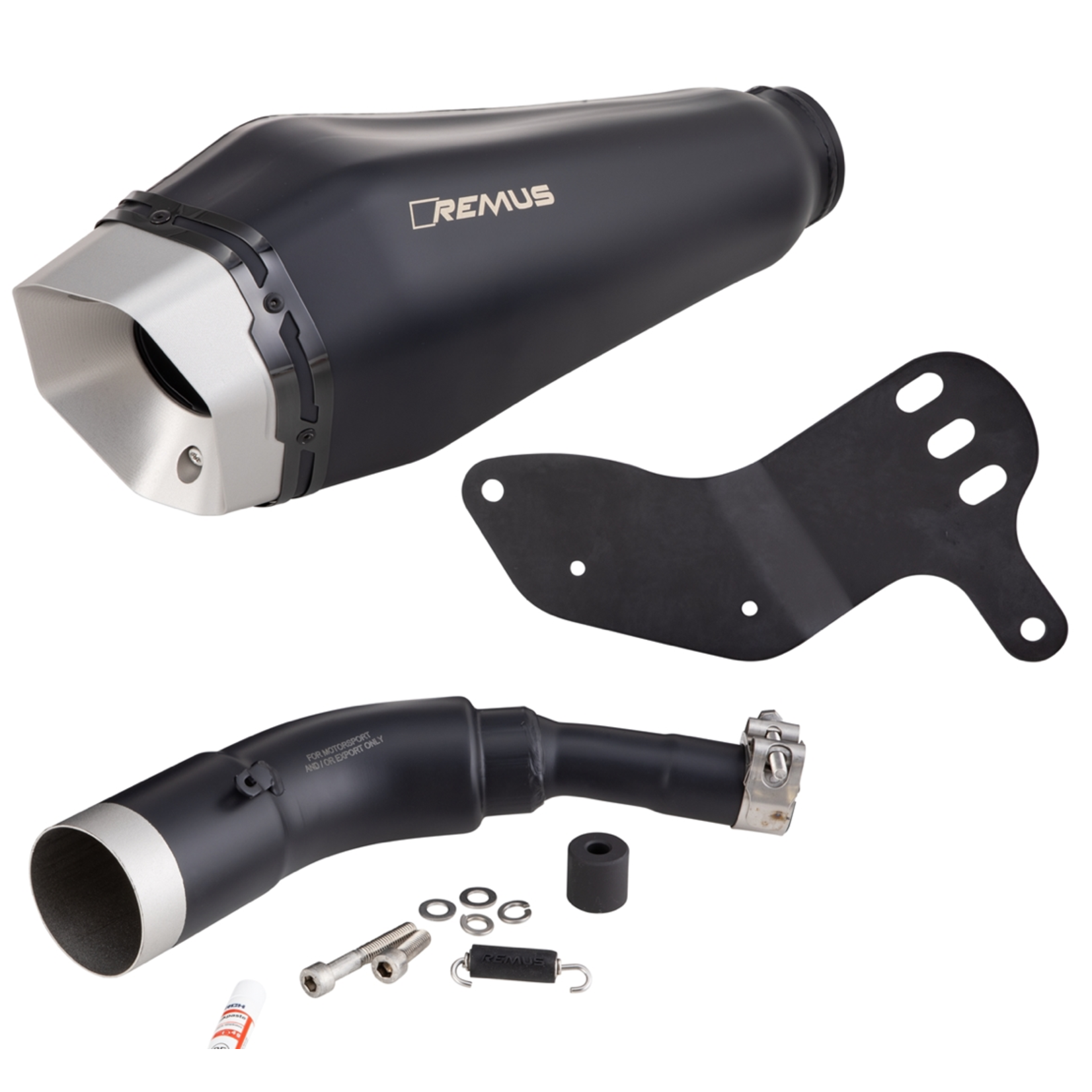 Parts Exhaust, REMUS H/O GTS300 HPE Black Finish