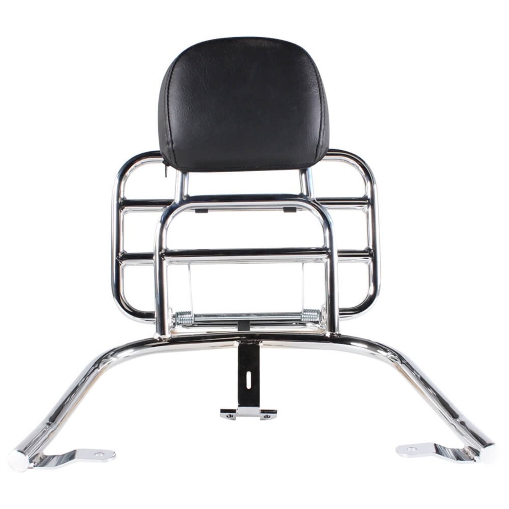 Accessories Rack, Vespa GTS Rear Chrome w/Backrest