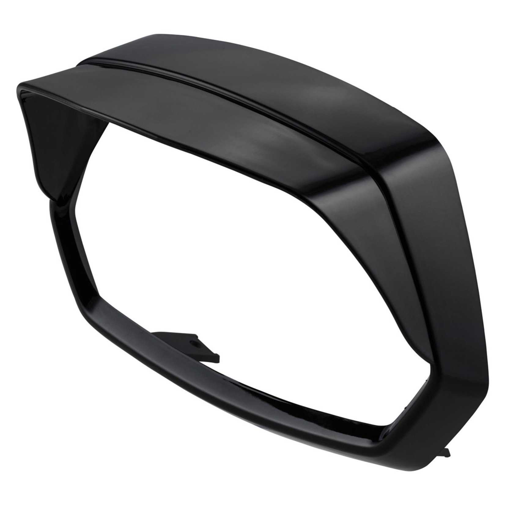 Parts Headlamp Ring, Sprint Black Gloss w/Visor