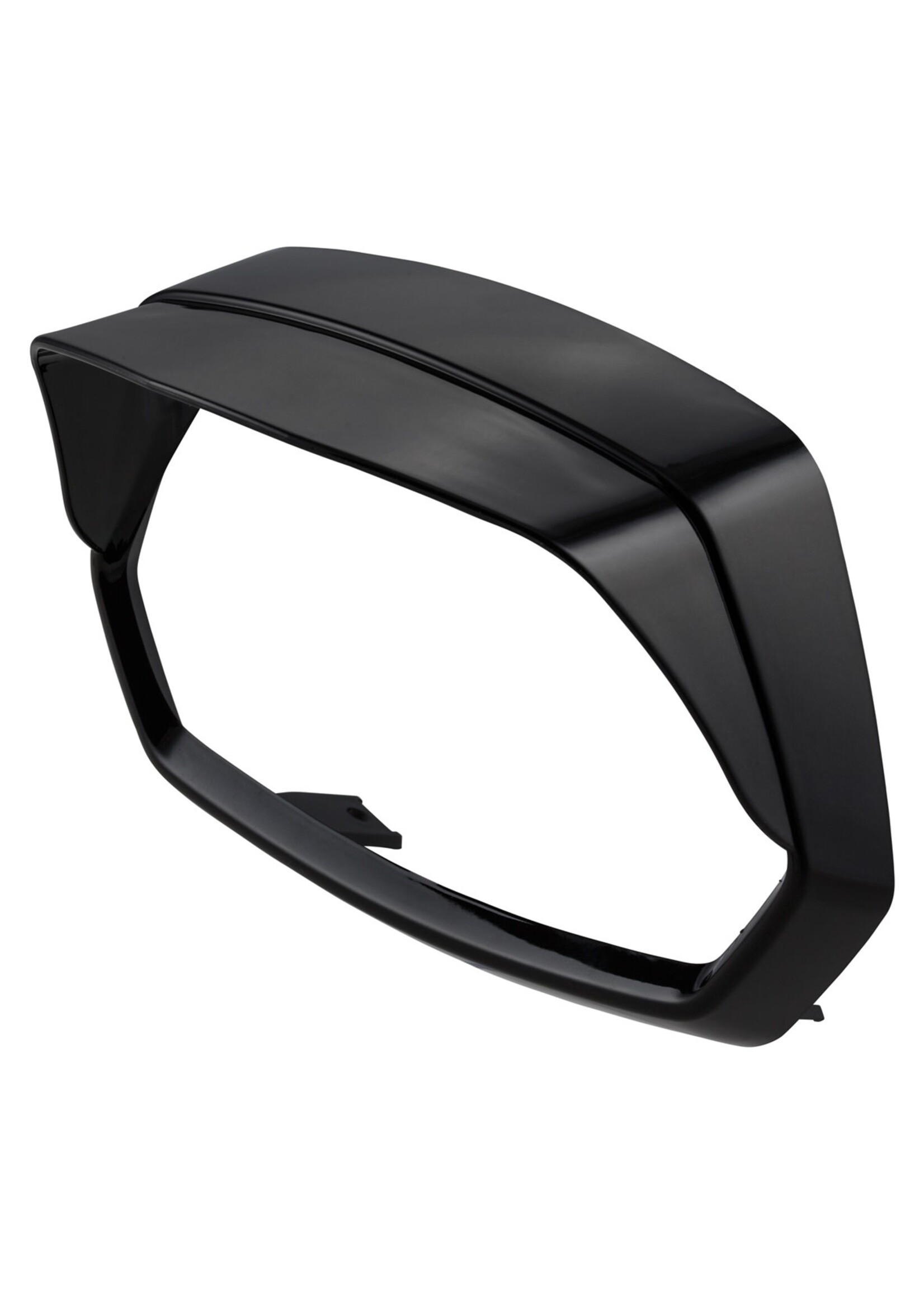 Parts Headlamp Ring, Sprint Black Gloss w/Visor