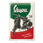 Lifestyle Sign, Metal Vespa The Italian Classic 20x30cm