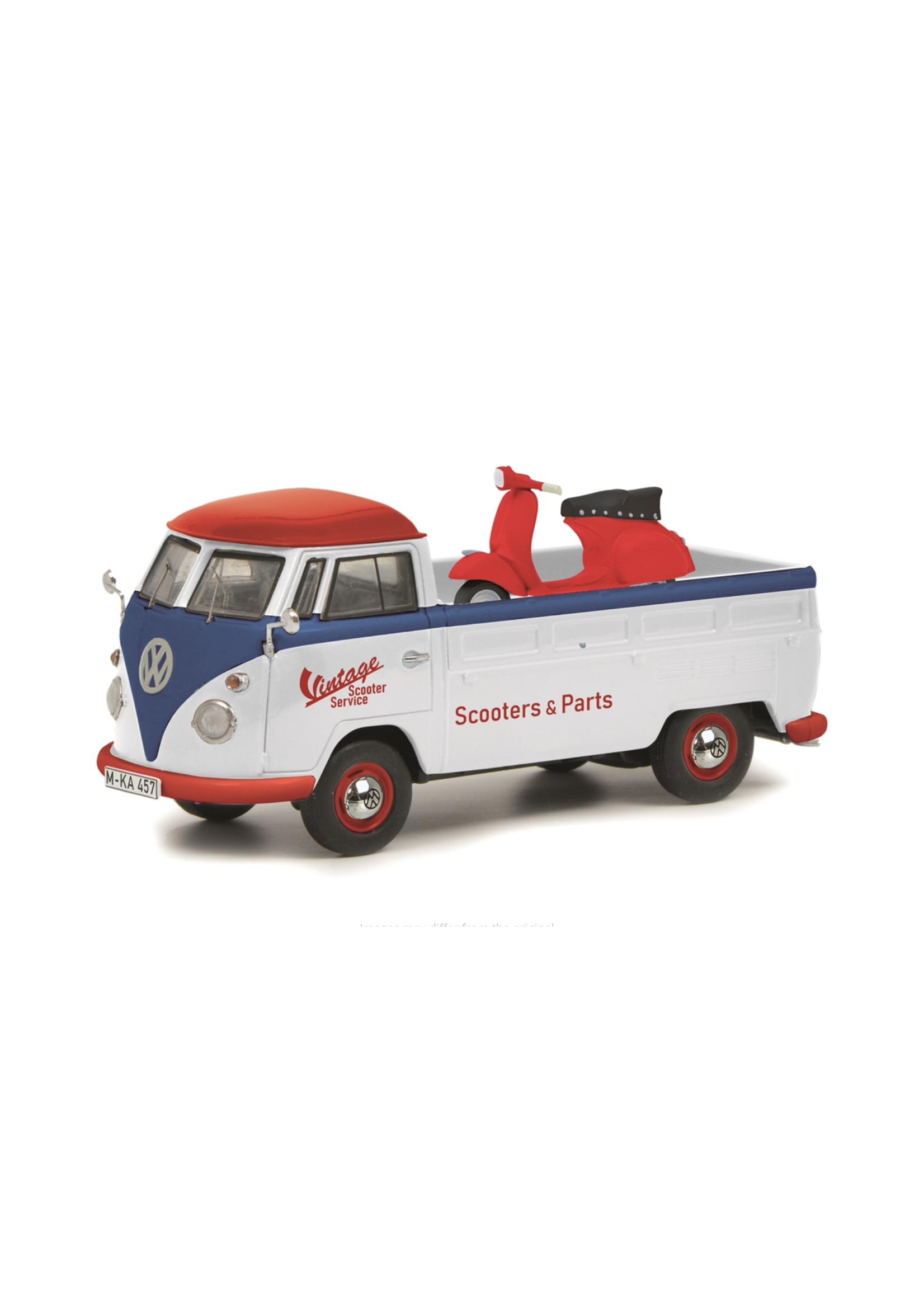 Lifestyle Toy, Schuco VW T1b Vespa GS & Parts (Limited 500 edition)