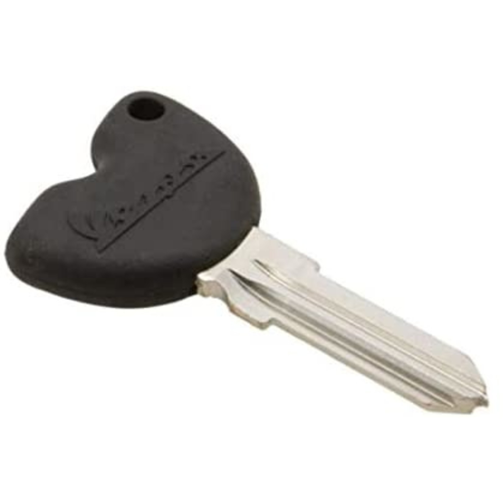 Parts Key Blank, Vespa Black 2014 > (With Immobilizer Chip)