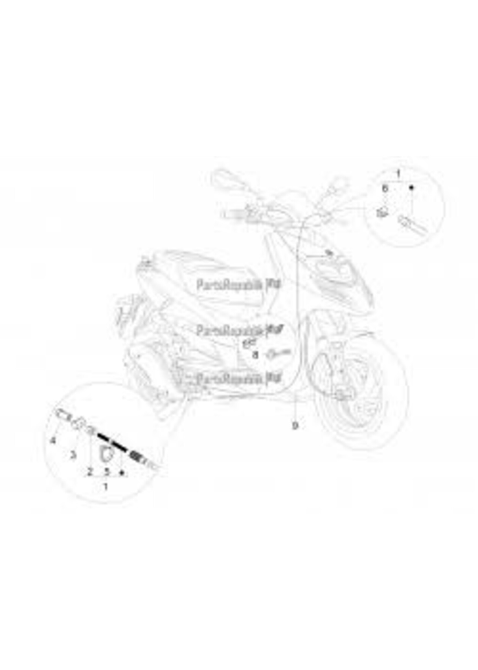 Throttle Cable, Piaggio Typhoon (CB3)