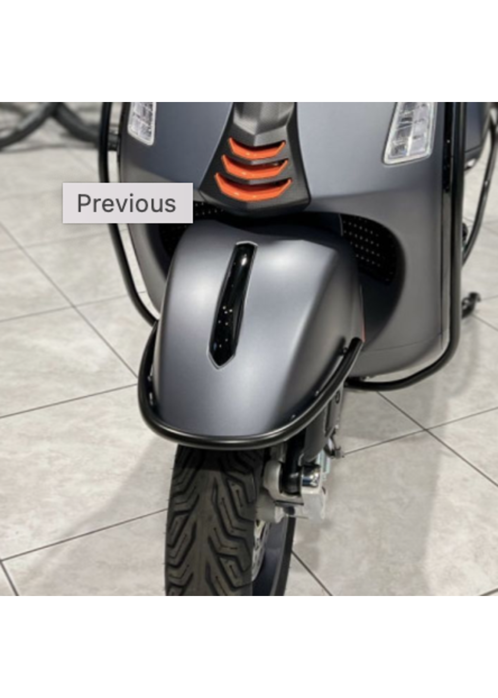 Accessories Protector, GT/GTS/GTV + HPE  Front Fender Black