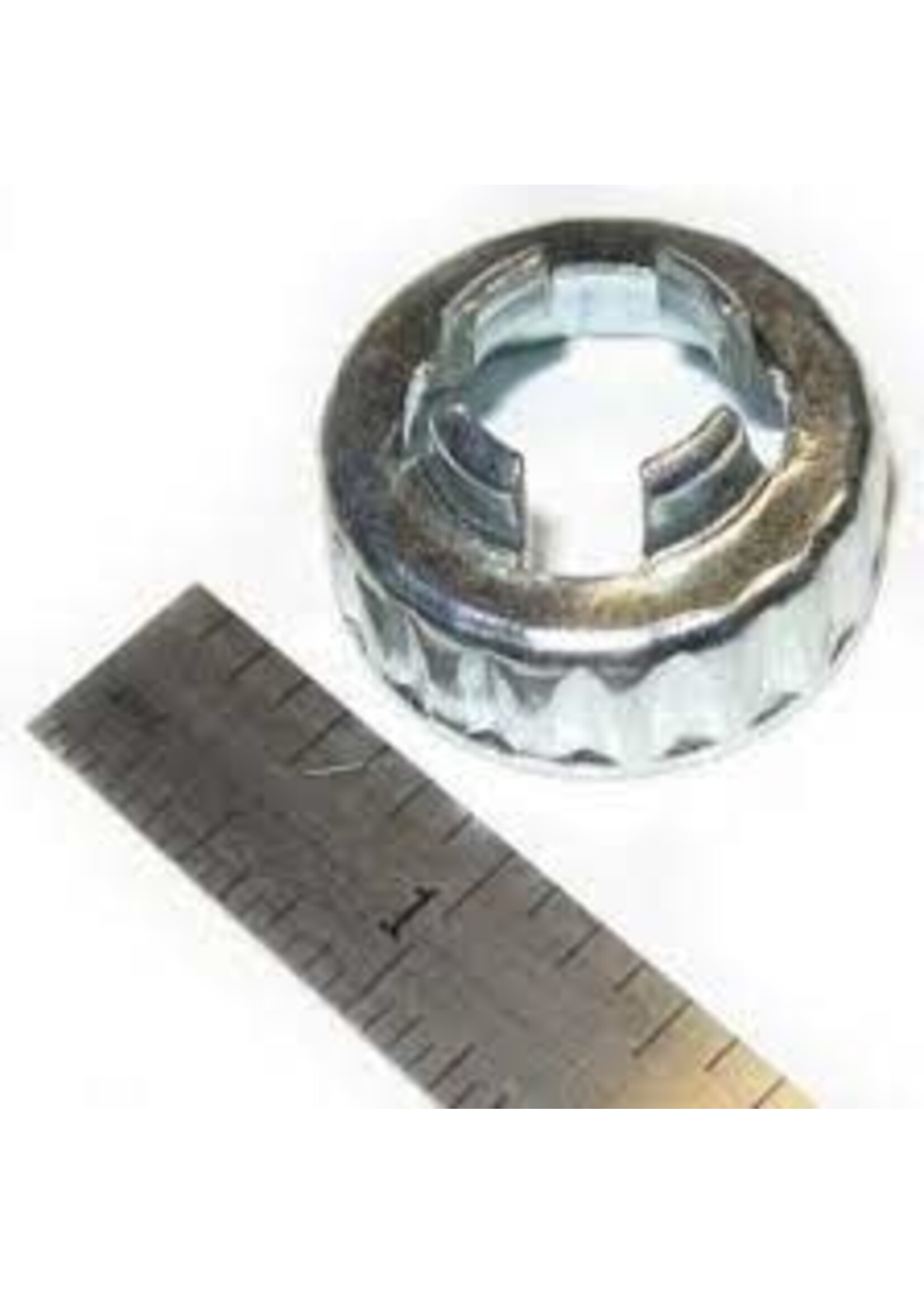 Parts Cap, Rear Hub Nut Crown Vespa/Piaggio (A19)