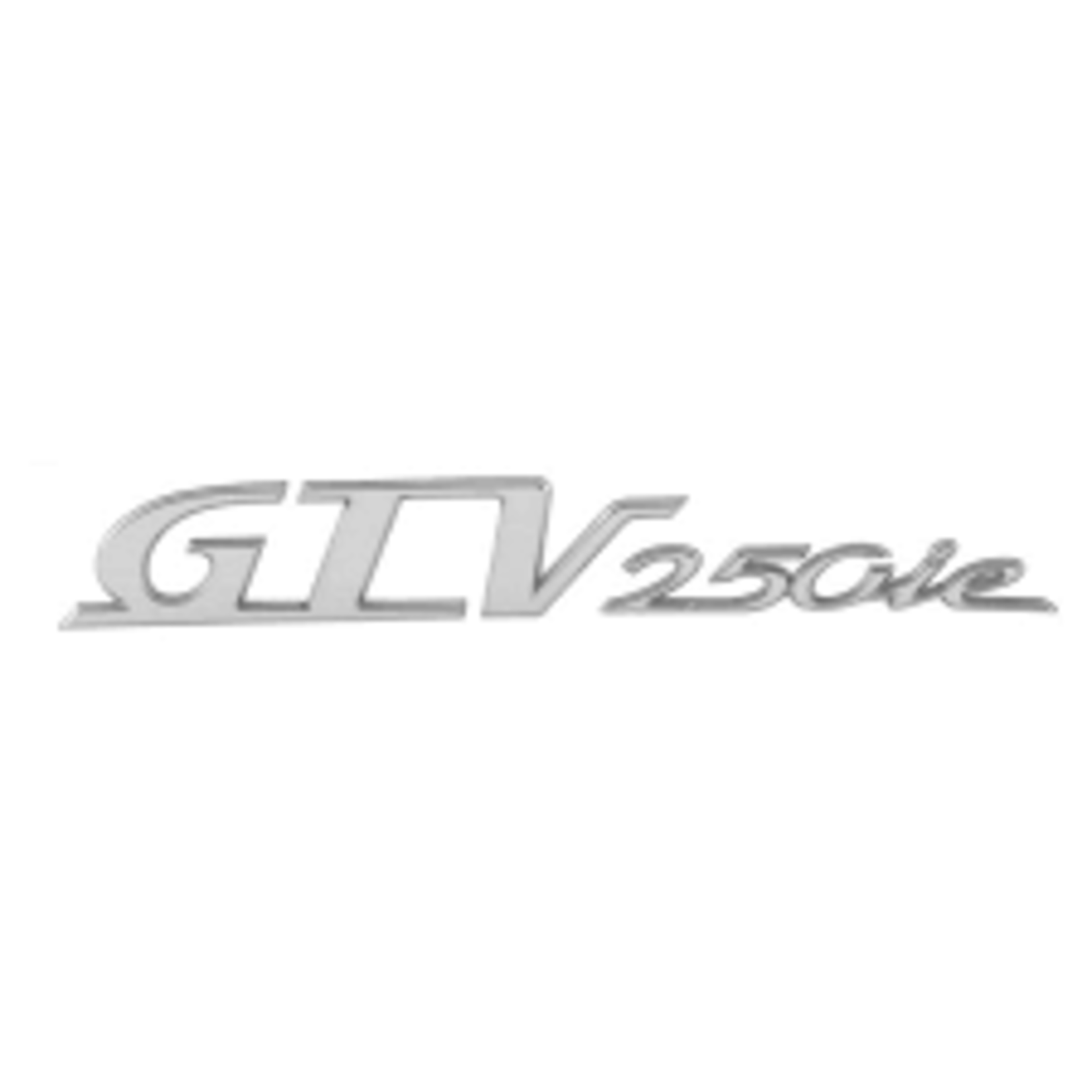 Parts Emblem, "GTV250ie" Rear Cowl