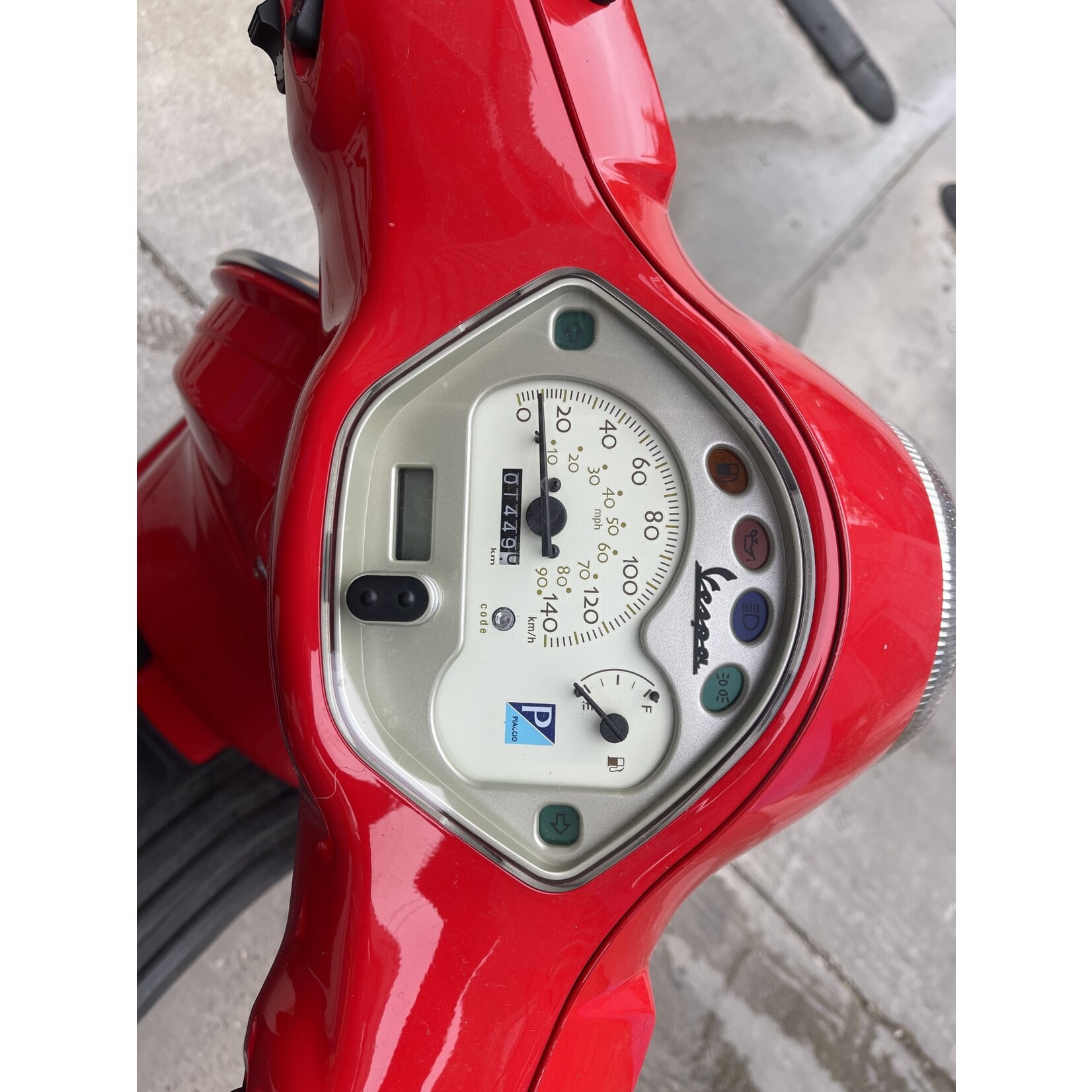 2007 Vespa LX150 Red w/1450km