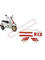 Sticker Set, GTS Racing 60's White/Red/Gold