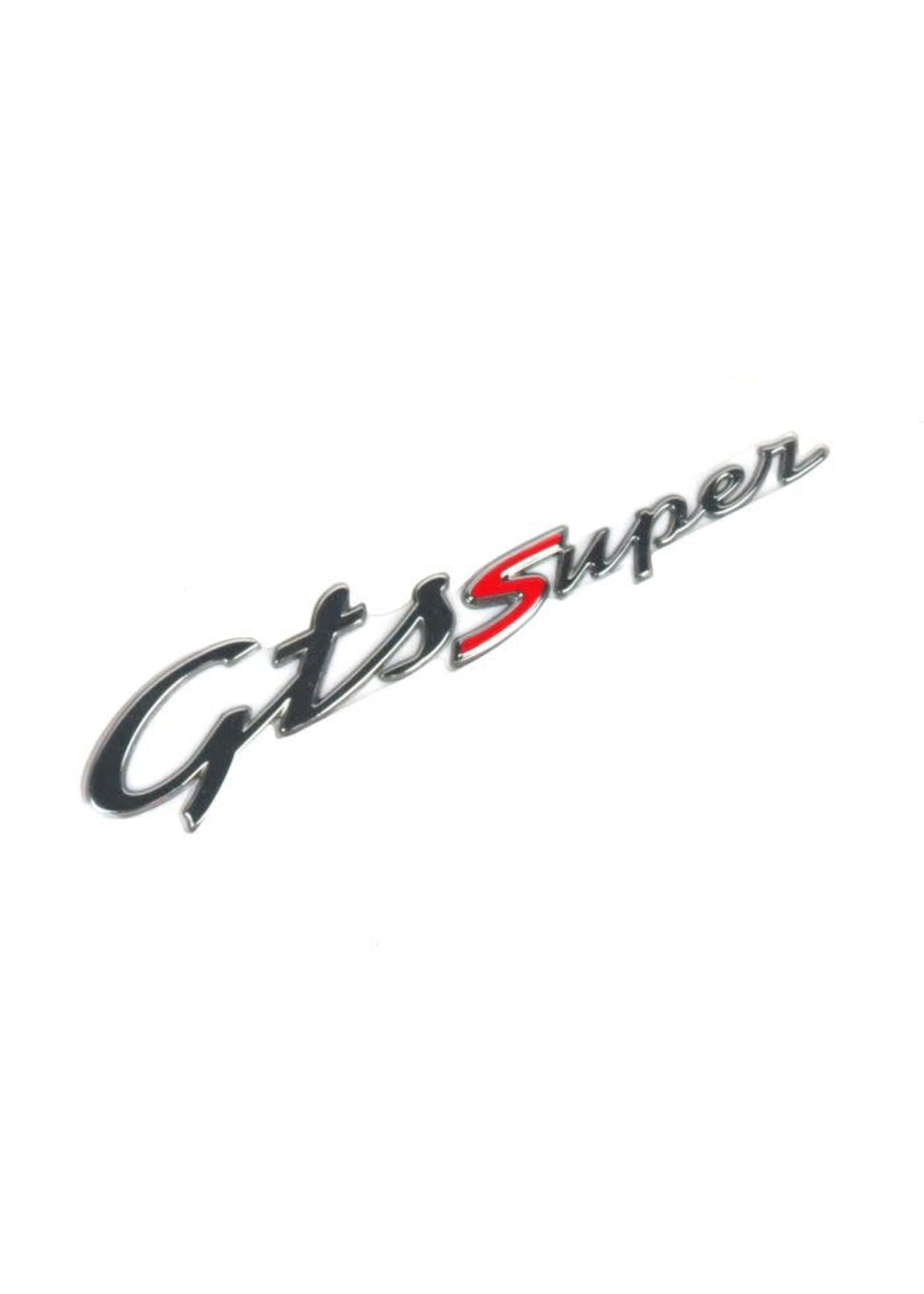 Parts Emblem, “GTS Super” LH Rear Cowl (W1J)