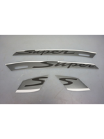 Parts Emblem, GTS Super Sport Grey Graphics Kit