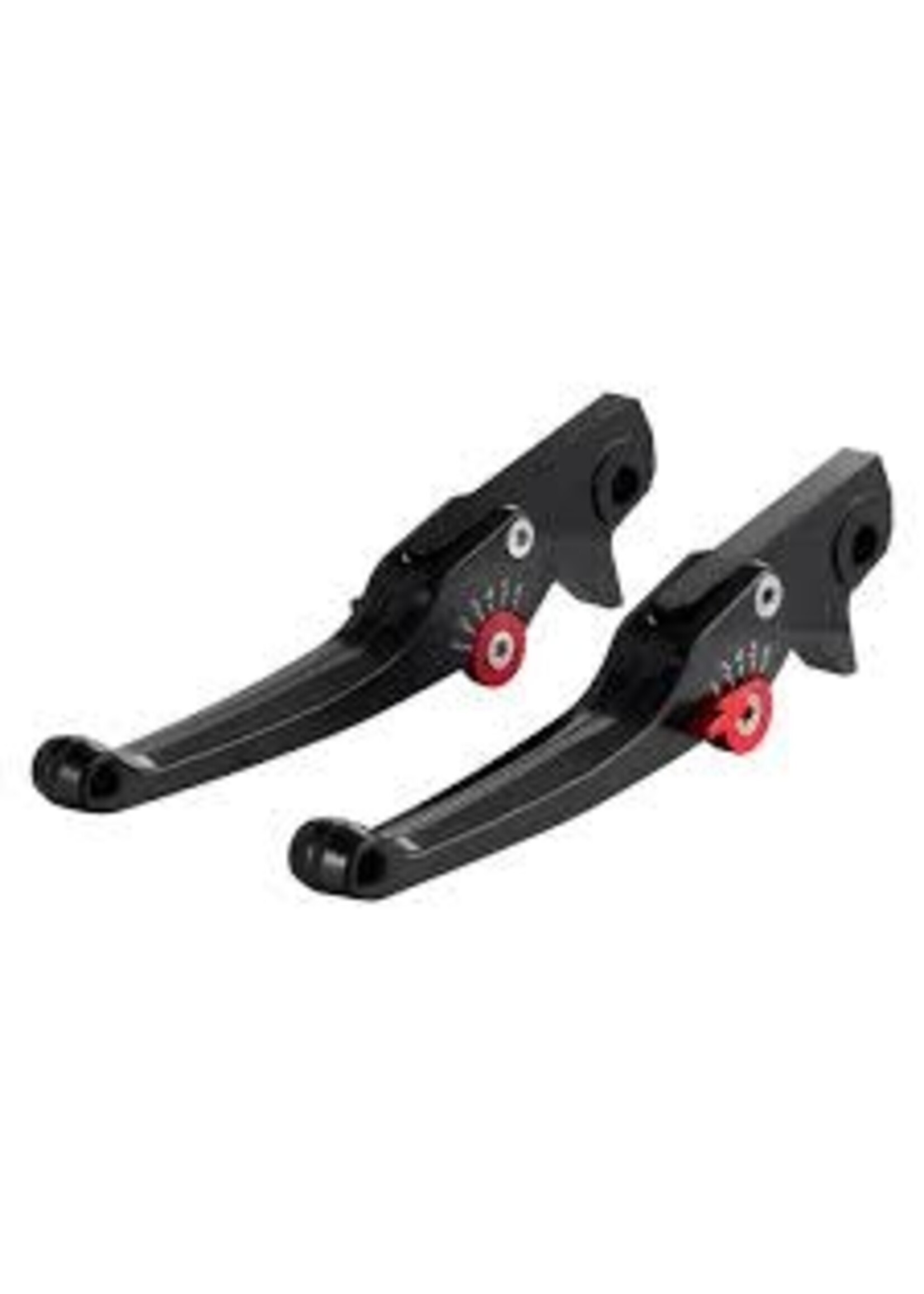 Brake Lever Set, 2023+ GTS300/310 HPE Black (red) Adjustable (L&R)