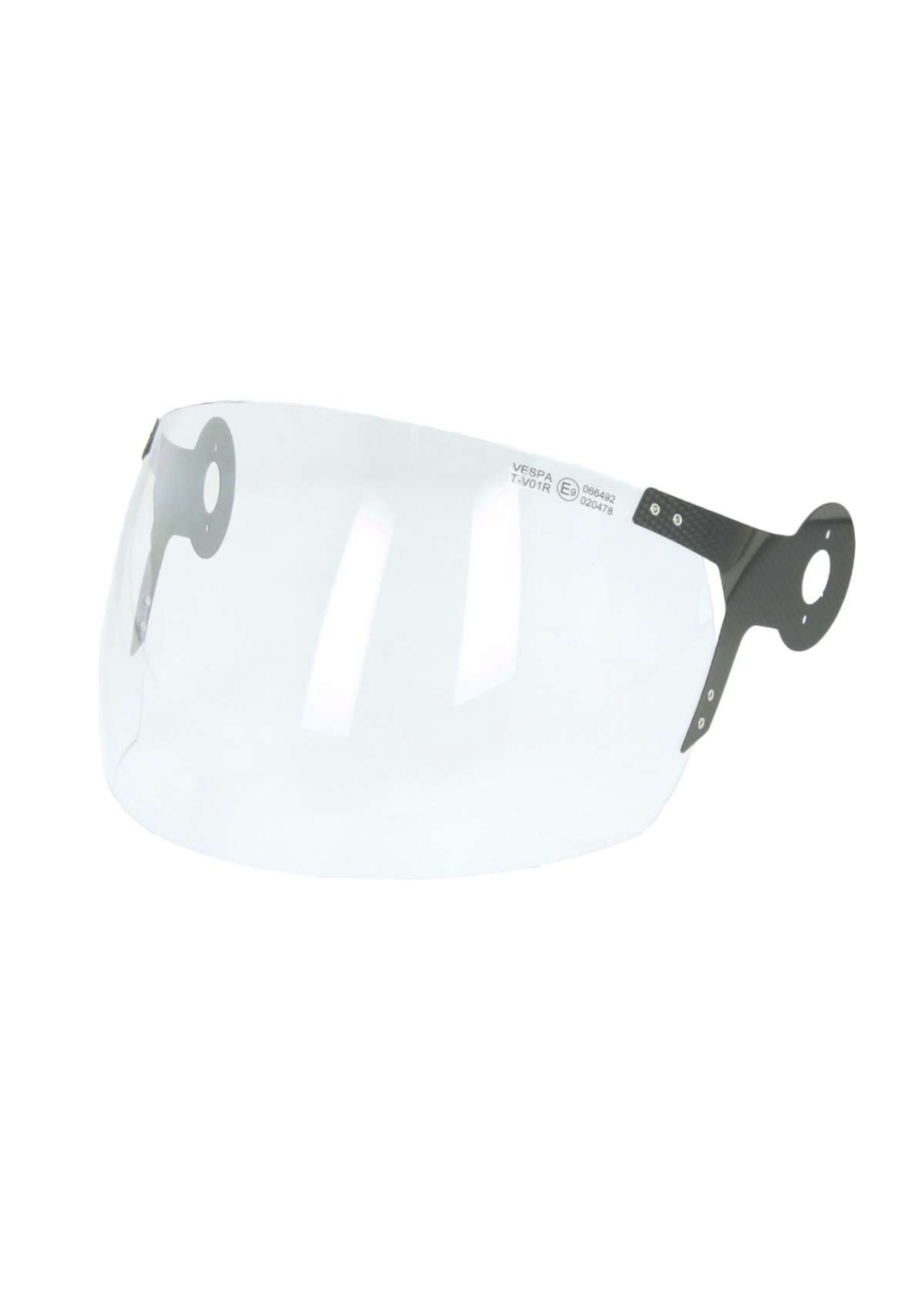 Accessories Visor, Vespa Argentario Series Clear Carbon