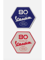 Patch Set, Vespa 80th Hexagon Logo