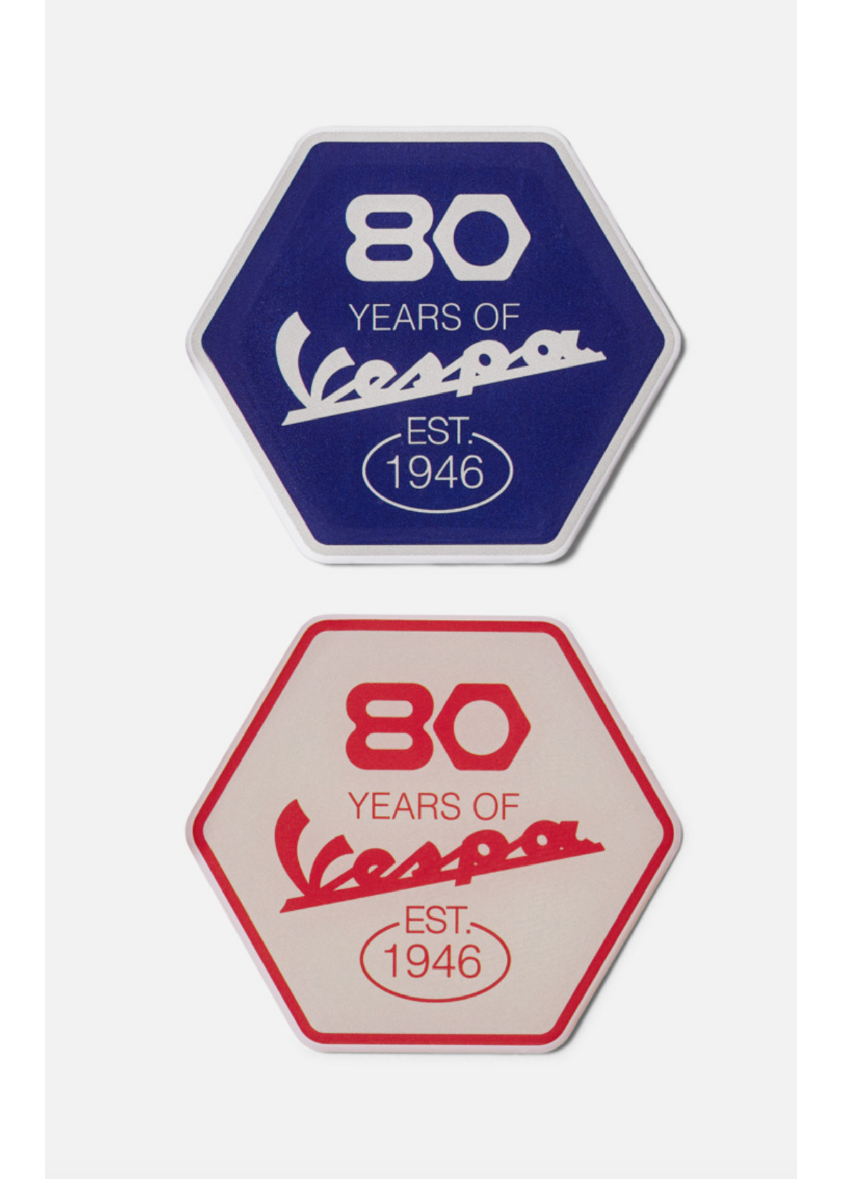 Patch Set, Vespa 80th Hexagon Logo