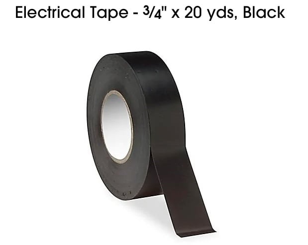 Electrical Tape, 3/4 x 20 yds., Black for $1.84 Online in Canada