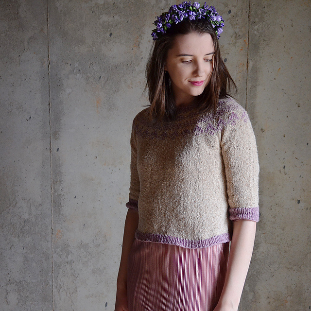 Crocus Sweater by Maria Walters