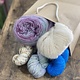 Knitted Purl Mystery Bags
