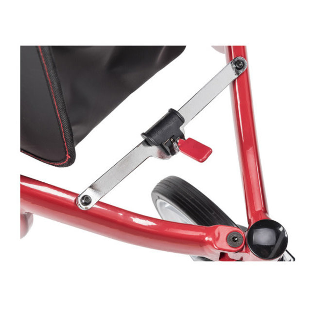 Drive Medical Drive Nitro 3-Wheel Walker, Red