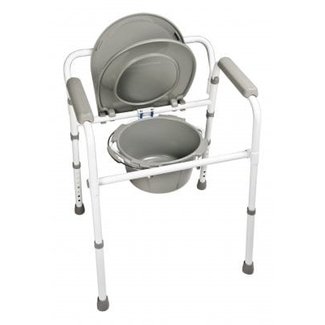 AZ MediQuip Deluxe Folding Commode