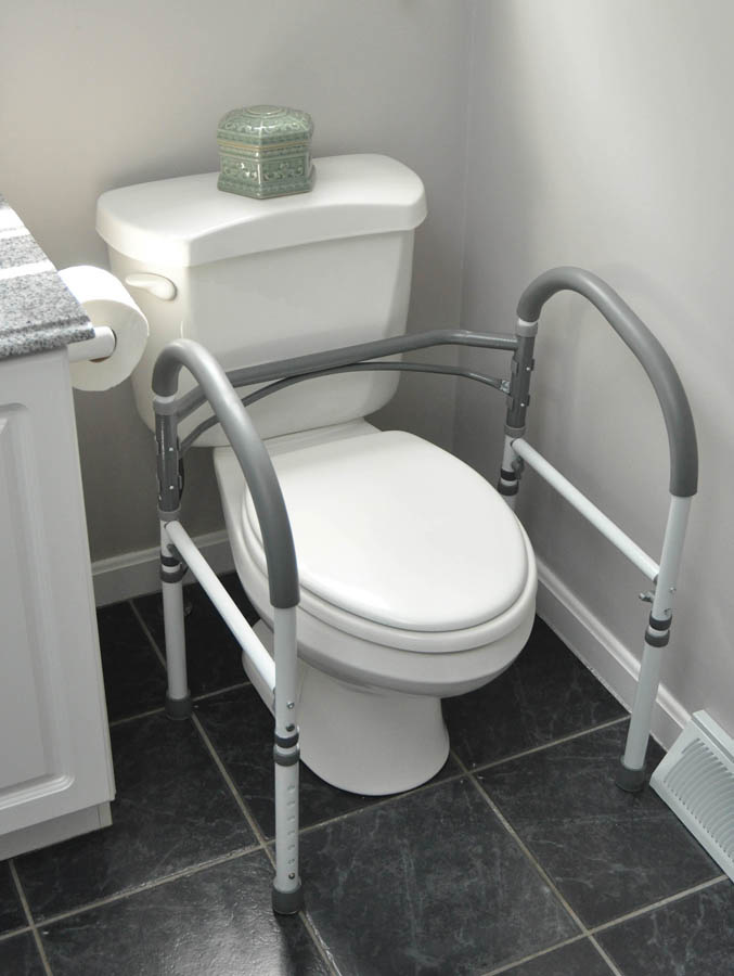 Height Adjustable Toilet Safety Rail AZ MediQuip