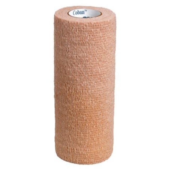 Cohesive Bandage - Standard Compression Self-adherent Closure Tan NonSterile