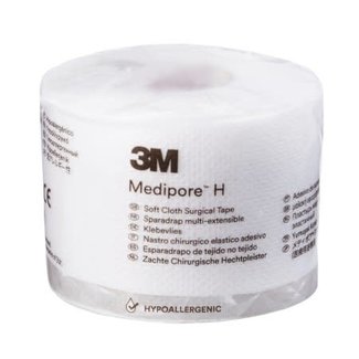 3M Medipore H Soft Cloth Medical Tape, Water Resistant
