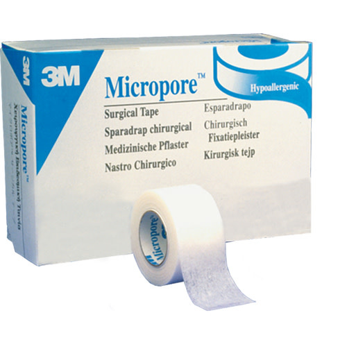 3M hypoallergenic paper tape