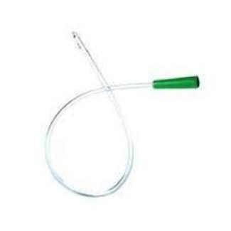 100 Series Urethral Self-Cath Soft Straight Tip Uncoated PVC 16in Male Catheter