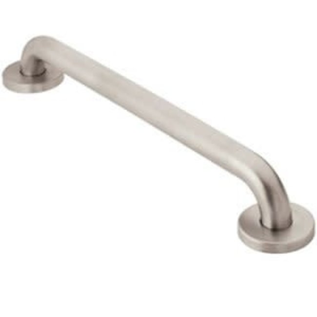 Moen 1.5" Diameter Stainless Steel Grab Bar Concealed mounting - Peened hand grip