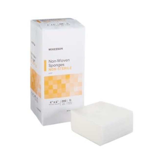 Non-Woven Sponge Polyester / Rayon 4-Ply Square NonSterile