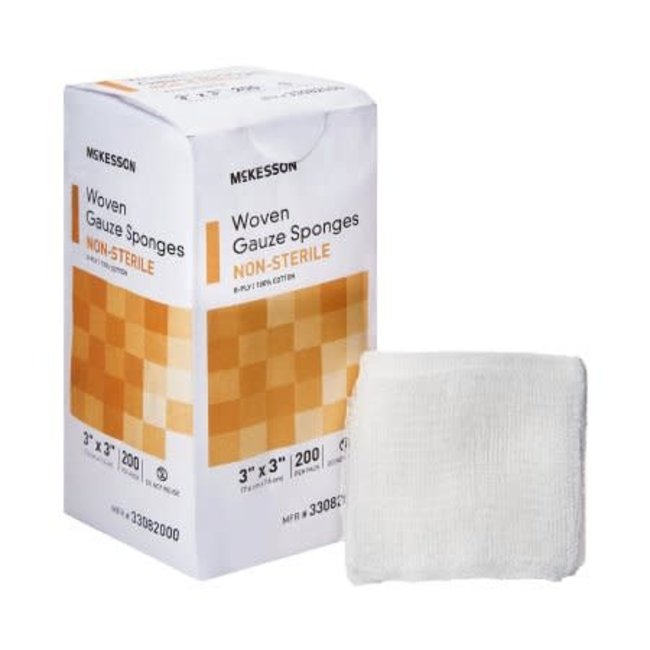 Woven Gauze Sponge Medi-Pak Performance Cotton Gauze - NonSterile - Box of 200