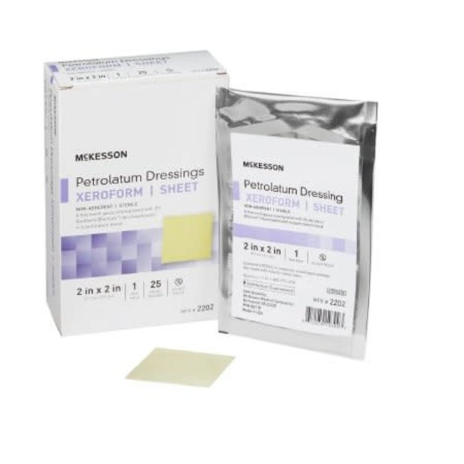 Xeroform Petrolatum Dressing Bismuth Tribromophenate Sterile Each