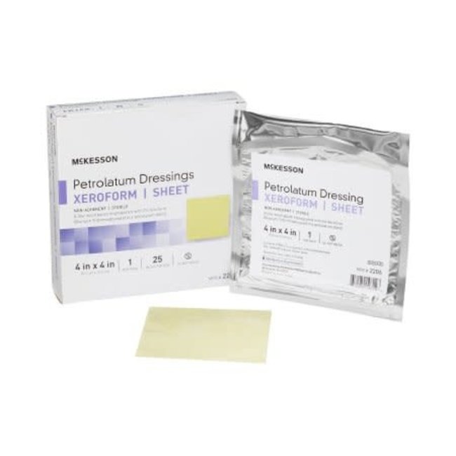 Xeroform Petrolatum Dressing Bismuth Tribromophenate Sterile Each