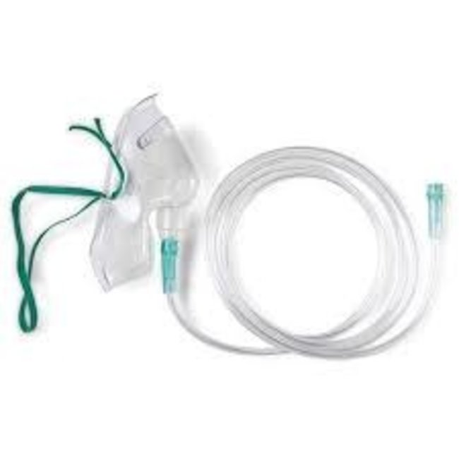 Adult Oxygen Mask with 7ft tube
