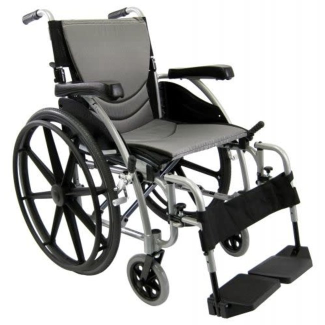 Karman S-Ergo Ergonomic lightweight wheelchair 20" Pearl Silver Mag Wheel