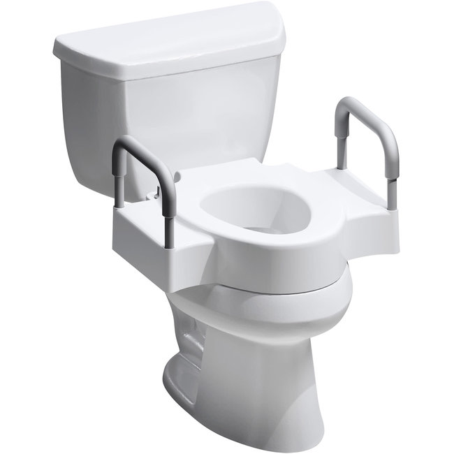 Bemis Dual-Lock 4.5" Elevated Toilet Seat Riser with Arms