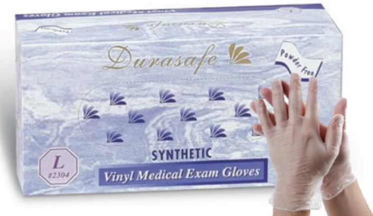vinyl medical exam gloves