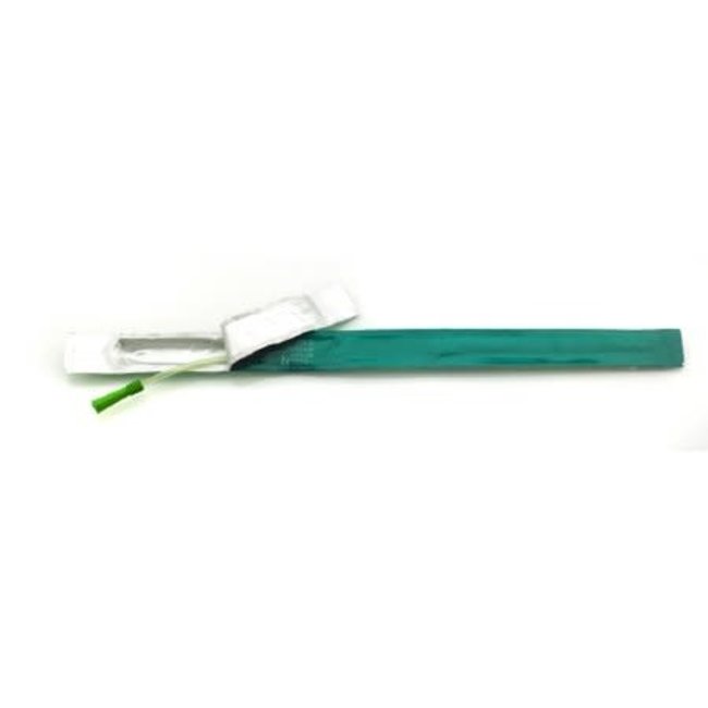 400 Series - Urethral Self-Cath Straight Tip Uncoated PVC 16in Male Catheter