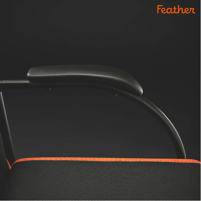 Feather Mobility Feather Transport Chair 18" w/ Handbrakes